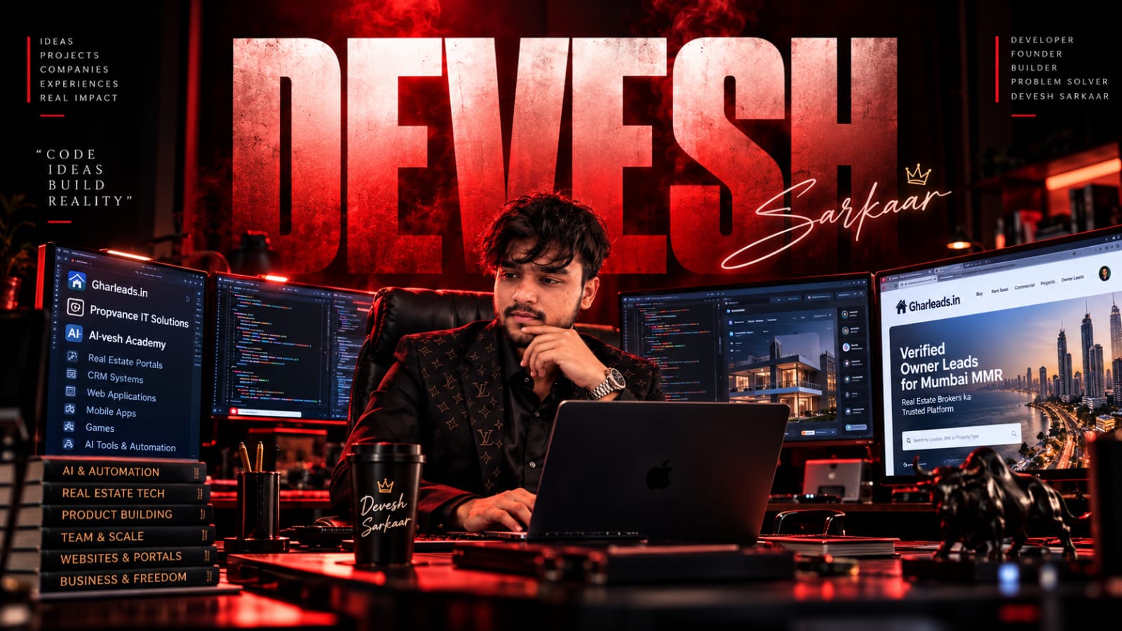 Devesh Sarkaar - code, ideas, build reality